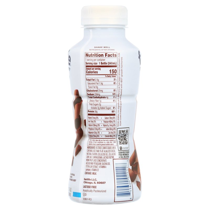 FAIRLIFE NUTRITION PLAN CHOCOLATE PROTEIN SHAKE, 30G, 11.5 FL. OZ (8 PACK)
