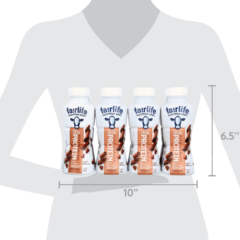 FAIRLIFE NUTRITION PLAN CHOCOLATE PROTEIN SHAKE, 30G, 11.5 FL. OZ (8 PACK)