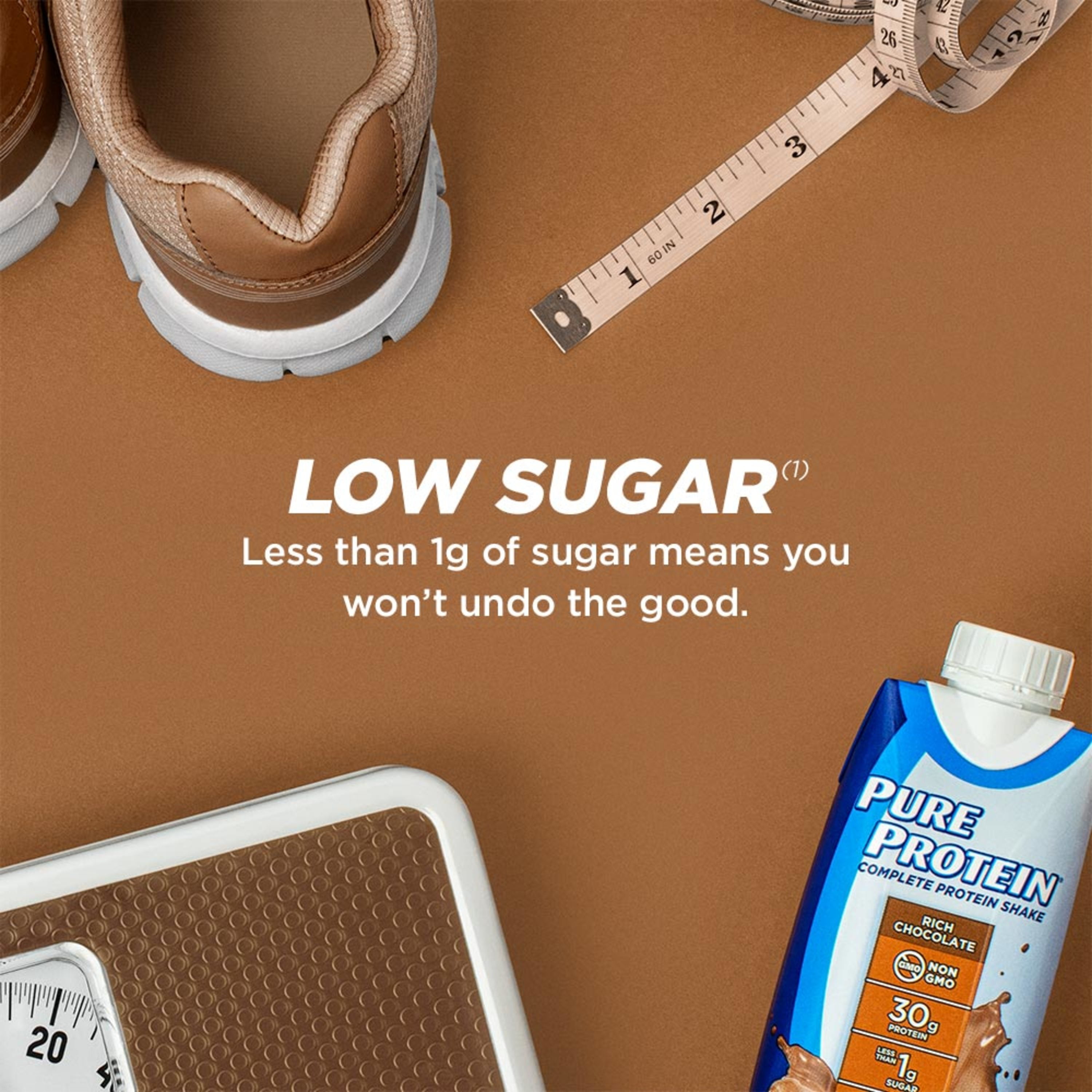 PURE PROTEIN SHAKE - 30G PROTEIN - 11 FL OZ - 12 CT RICH CHOCOLATE