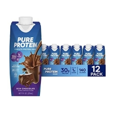 PURE PROTEIN SHAKE, 30G PROTEIN, KETO-FRIENDLY, IMMUNE SUPPORT, 11OZ BOTTLES, 12 PACK