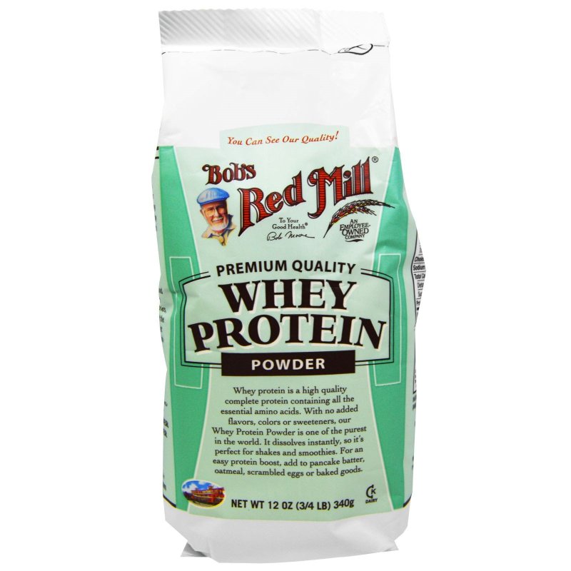 BOB'S RED MILL WHEY PROTEIN POWDER - 4 PACK, 12 OZ. EACH