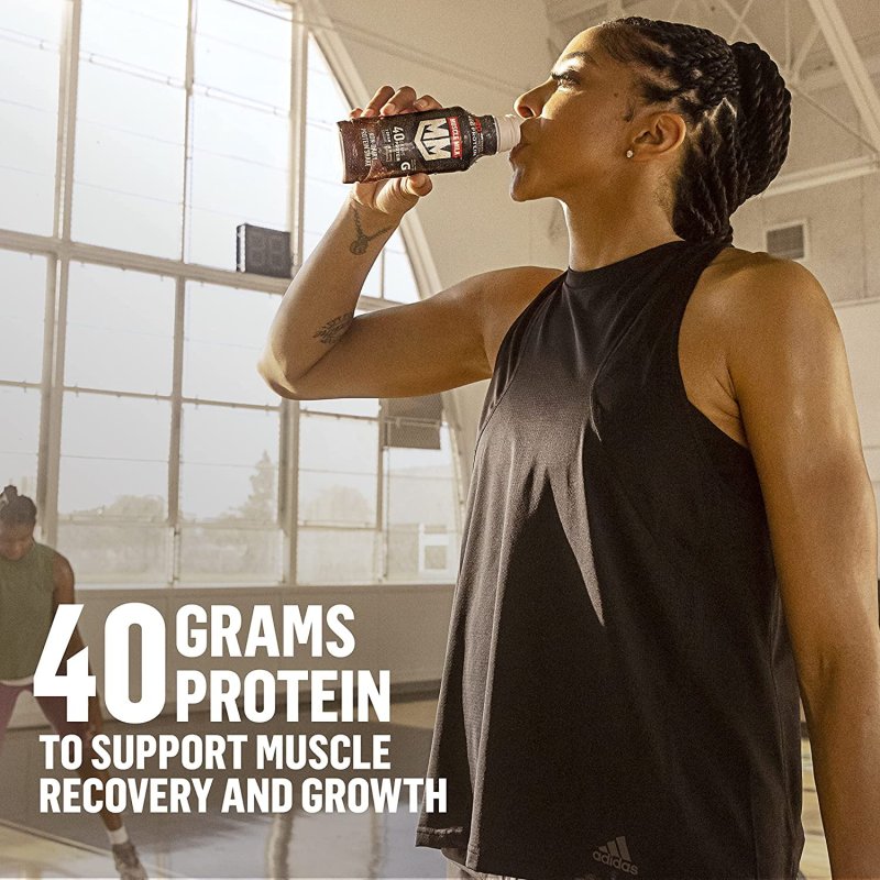 MUSCLE MILK PRO ADVANCED NUTRITION CHOCOLATE PROTEIN SHAKE - 14 FL OZ BOTTLE