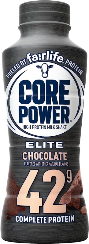 FAIRLIFE CORE POWER ELITE CHOCOLATE HIGH PROTEIN SHAKE, 42G, 14OZ - READY-TO-DRINK FOR WORKOUT RECOVERY