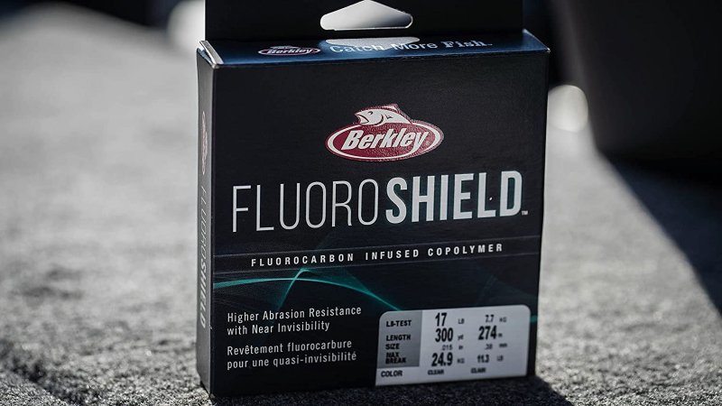 BERKLEY FLUOROSHIELD CLEAR 25LB 11.3KG FISHING LINE - PREMIUM QUALITY