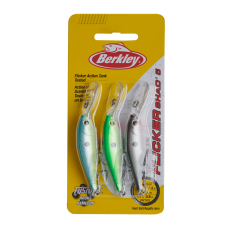 BERKLEY FLICKER SHAD FISHING LURE 3-PACK IN ASSORTED COLORS