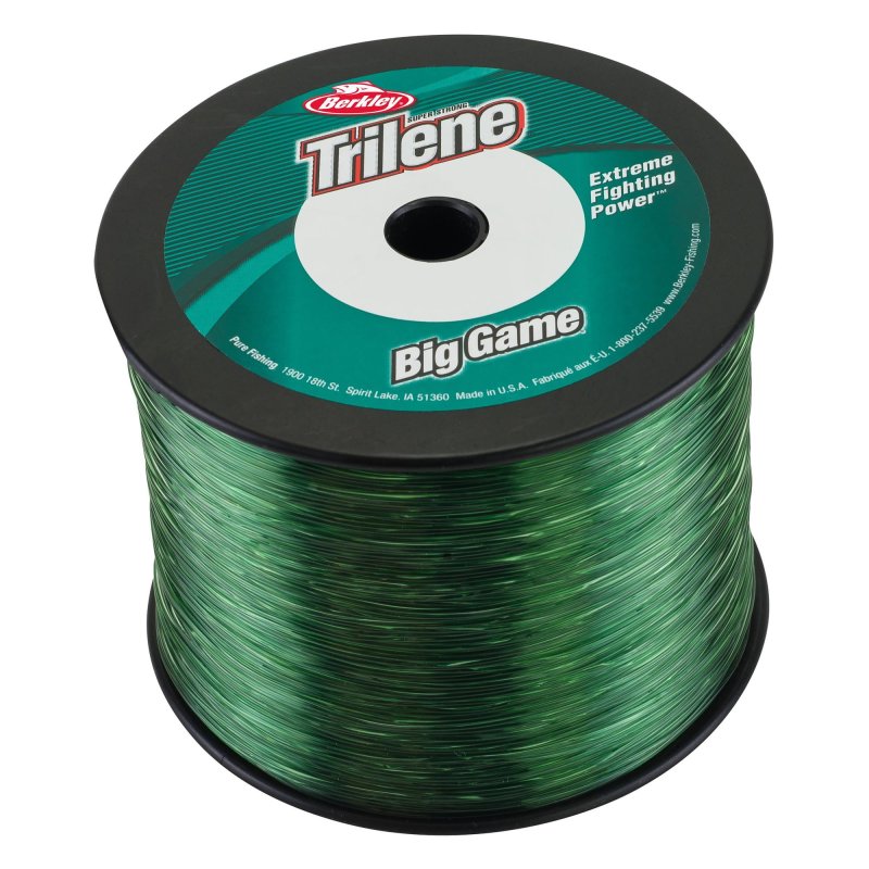BERKLEY TRILENE BIG GAME GREEN 12LB MONOFILAMENT FISHING LINE