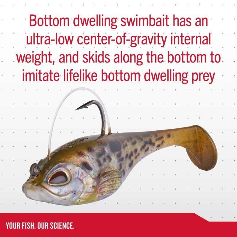 BERKLEY POWERBAIT AGENT E 1OZ HD GOBY SWIMBAIT SOFT BAIT