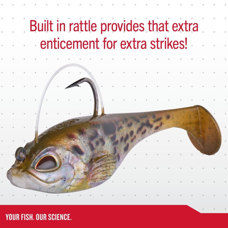 BERKLEY POWERBAIT AGENT E 1OZ HD GOBY SWIMBAIT SOFT BAIT