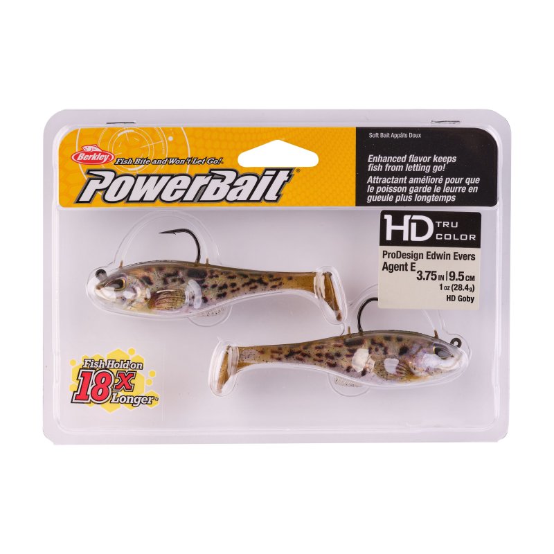 BERKLEY POWERBAIT AGENT E 1OZ HD GOBY SWIMBAIT SOFT BAIT