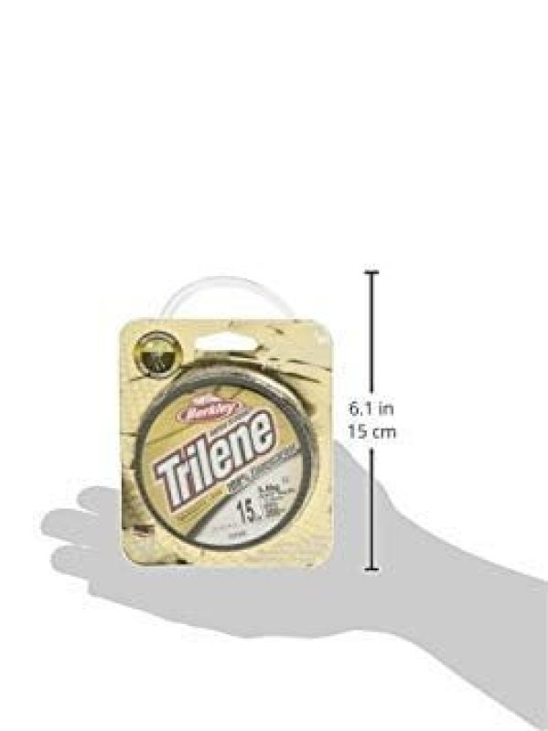 BERKLEY TRILENE 100% FLUOROCARBON FISHING LINE, CLEAR, 17LB | 7.7KG