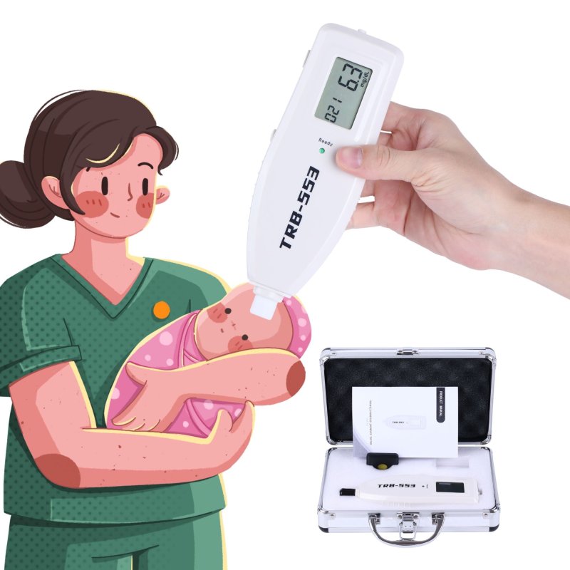 LCD BILIRUBIN METER FOR NEWBORN AND ADULT BILIRUBIN ANALYSIS