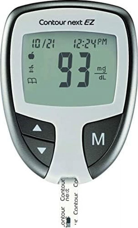 CONTOUR NEXT EZ GLUCOSE MONITOR - BLOOD SUGAR MONITORING SYSTEM