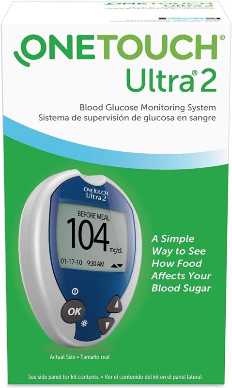 ONE TOUCH ULTRA 2 BLOOD MONITORING SYSTEM - KIT (STRIPS & SUPPLIES NOT INCLUDED)