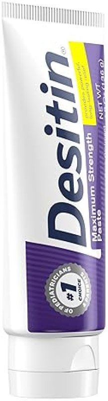 DESITIN MAXIMUM STRENGTH BABY DIAPER RASH CREAM, 40% ZINC OXIDE, 4.8 OZ - TREATMENT, RELIEF & PREVENTION
