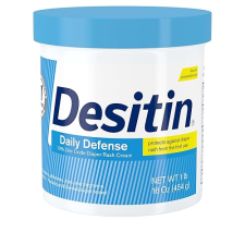 DESITIN DAILY DEFENSE BABY DIAPER RASH CREAM - 13% ZINC OXIDE, HYPOALLERGENIC, 16 OZ