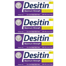 DESITIN MAXIMUM STRENGTH DIAPER RASH PASTE, 4 OZ (PACK OF 4)