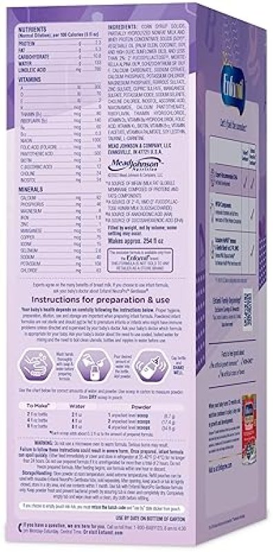 ENFAMIL NEUROPRO GENTLEASE BABY FORMULA, 35.2 OZ (PACK OF 4) - BRAIN BUILDING DHA, PREBIOTICS FOR SOFTER STOOLS