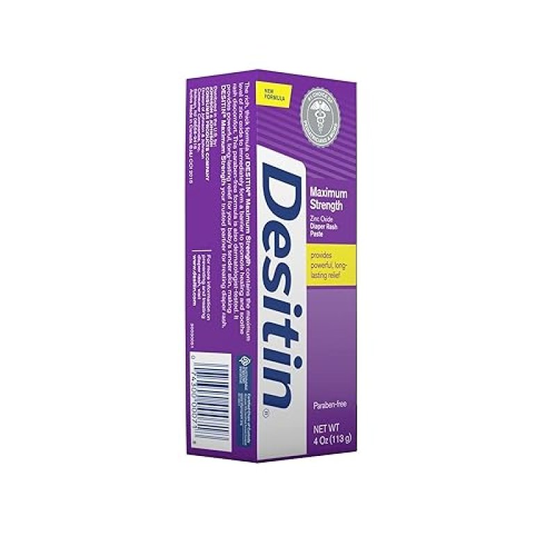DESITIN MAXIMUM STRENGTH DIAPER RASH PASTE, 4OZ (6 PACK)