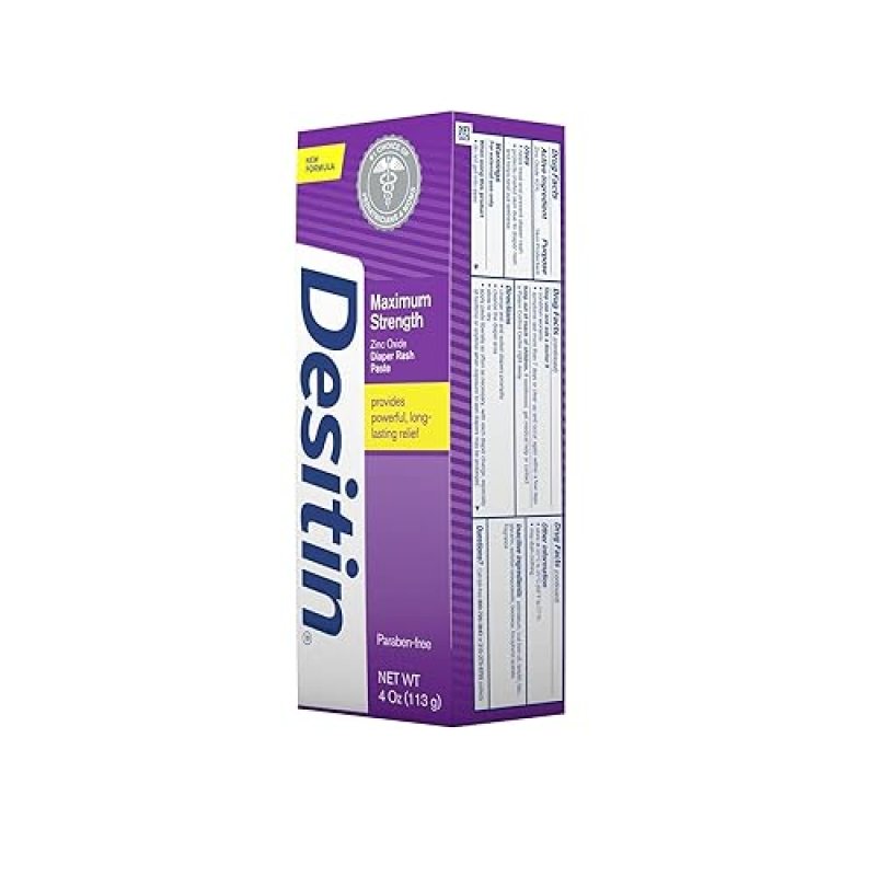DESITIN MAXIMUM STRENGTH DIAPER RASH PASTE, 4OZ (6 PACK)