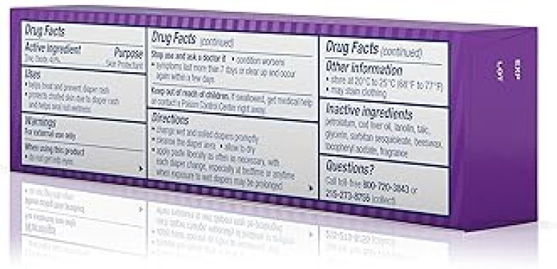 DESITIN MAXIMUM STRENGTH BABY DIAPER RASH CREAM 1 OZ - TRAVEL SIZE, 40% ZINC OXIDE