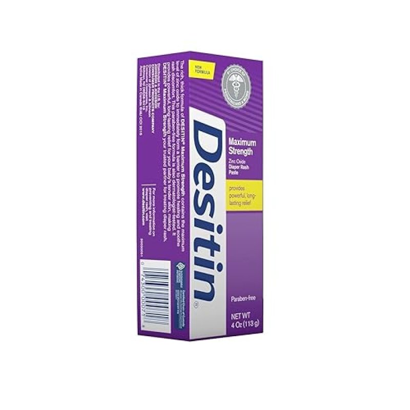 DESITIN BABY DIAPER RASH MAXIMUM STRENGTH ORIGINAL PASTE, PACK OF 3 - 4.8 OZ. (3 PK)