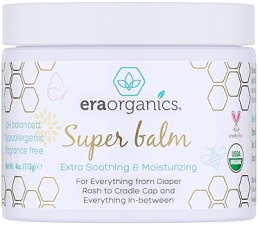 ERA ORGANIC HEALING BABY OINTMENT FOR SENSITIVE SKIN - USDA CERTIFIED (4 OZ.)