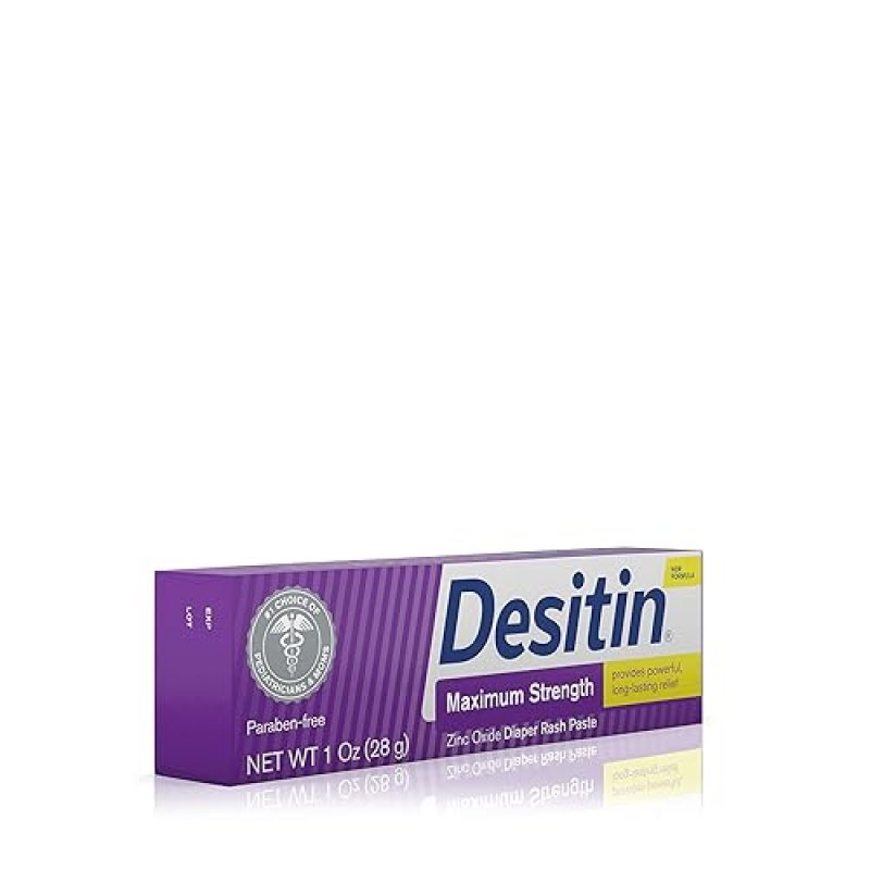 DESITIN MAXIMUM STRENGTH DIAPER RASH OINTMENT, 1 OZ - ORIGINAL PASTE