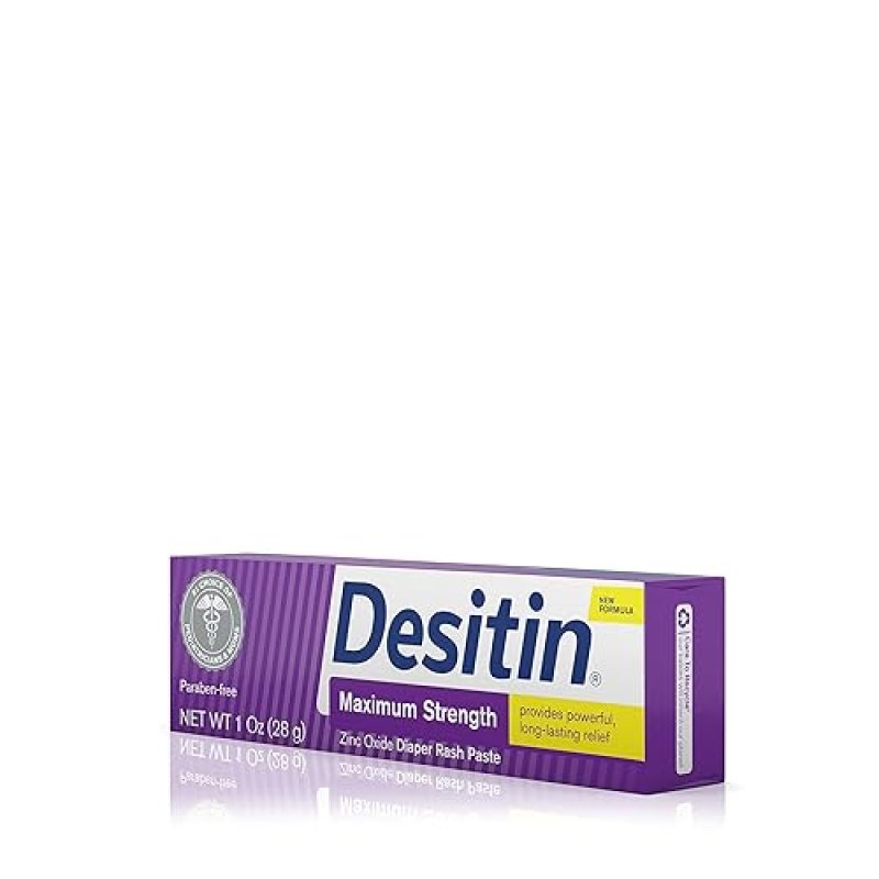 DESITIN MAXIMUM STRENGTH DIAPER RASH OINTMENT, 1 OZ - ORIGINAL PASTE