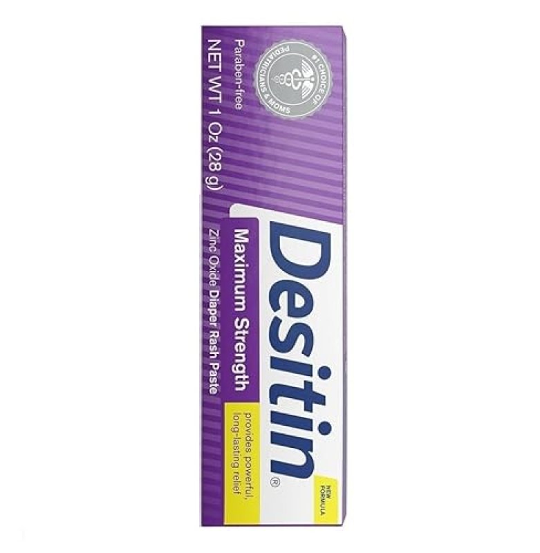 DESITIN MAXIMUM STRENGTH DIAPER RASH PASTE BUNDLE PACK - 3 SIZES: 4 OZ, 2 OZ, 1 OZ