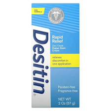 DESITIN RAPID RELIEF CREAMY ZINC OXIDE DIAPER RASH CREAM, 2 OZ (3 PACK)