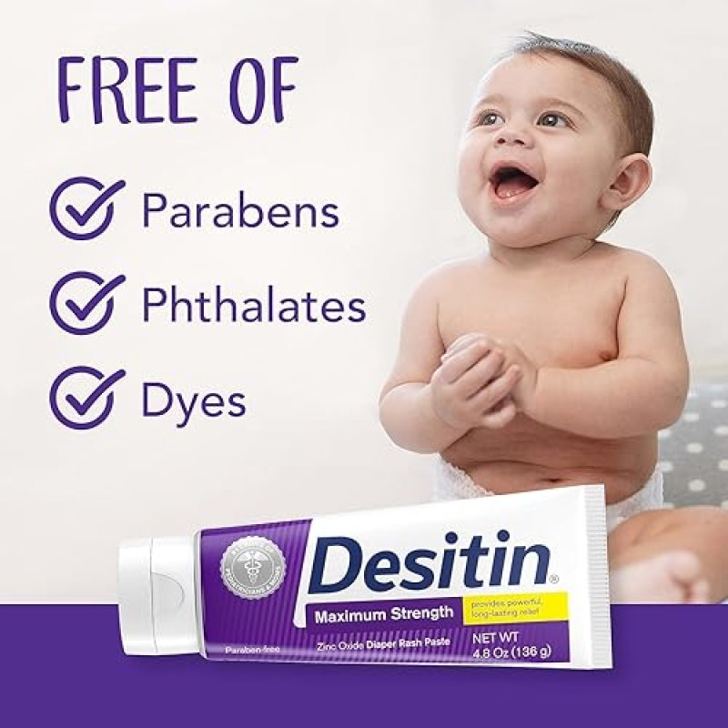 DESITIN DIAPER RASH ORIGINAL OINTMENT 2 OZ - PACK OF 5