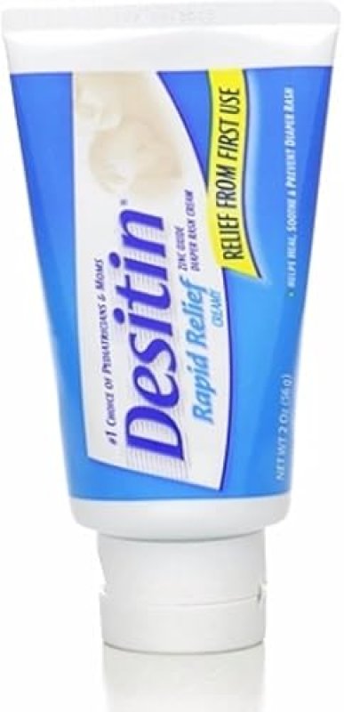 DESITIN RAPID RELIEF DIAPER RASH CREAM OINTMENT 2 OZ X4 PACK