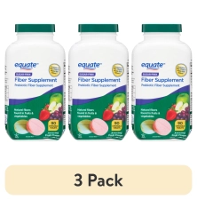 EQUATE FIBER SUPPLEMENT CHEWABLE TABLETS, 3-PACK, FRUIT FLAVORED, 90 COUNT