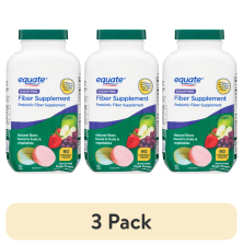 EQUATE FIBER SUPPLEMENT CHEWABLE TABLETS, 3-PACK, FRUIT FLAVORED, 90 COUNT