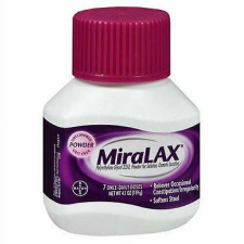 MIRALAX LAXATIVE POWDER SOLUTION FOR CONSTIPATION, 2-PACK
