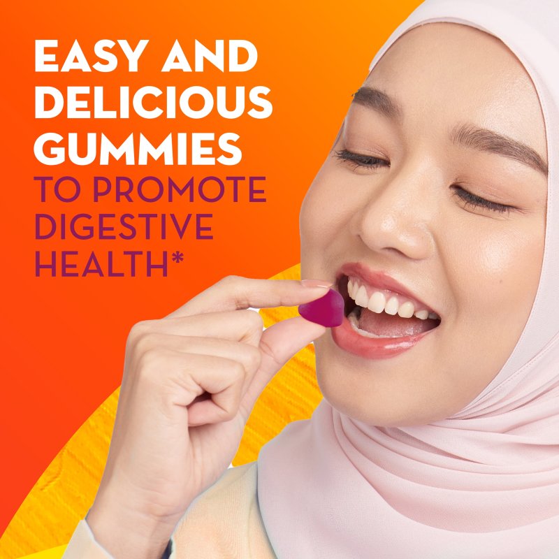 METAMUCIL PROBIOTIC GUMMIES: BERRY + KIWI, 60 COUNT FOR DIGESTIVE HEALTH