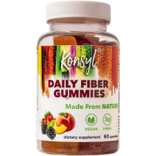 KONSYL DAILY FIBER GUMMIES - FRUIT FLAVOR (60 CT) ALL-NATURAL