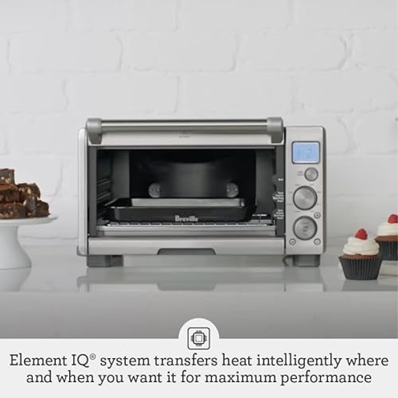 BREVILLE COMPACT CONVECTION SMART OVEN - BRUSHED STAINLESS STEEL