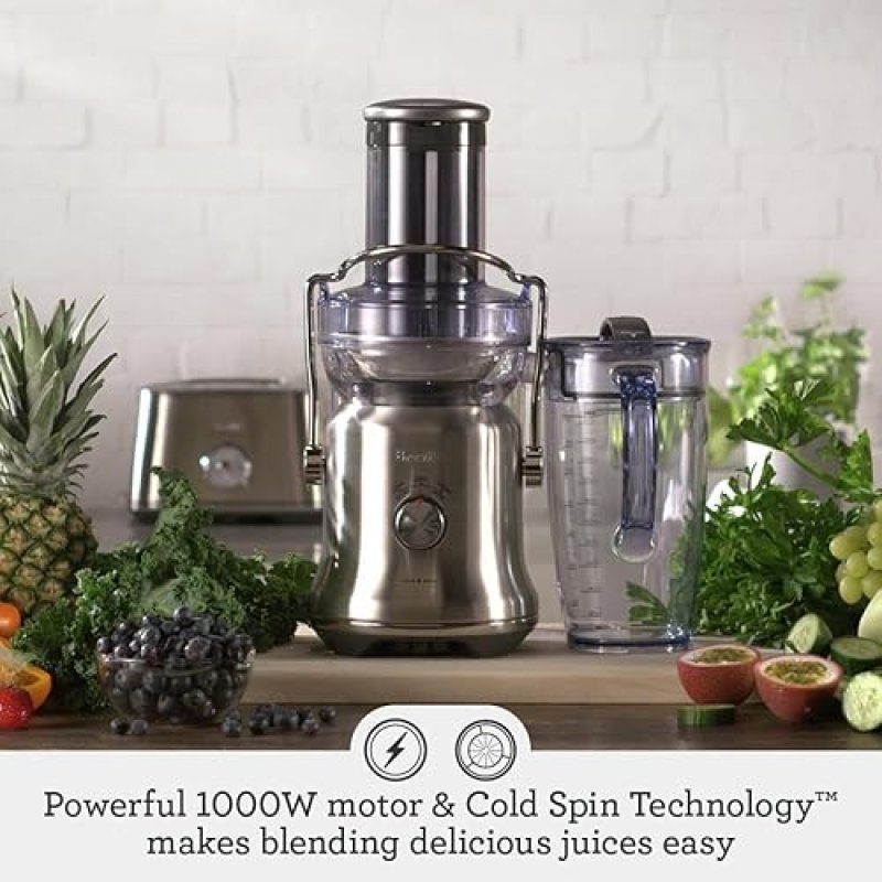 BREVILLE JUICE FOUNTAIN COLD PLUS, 70 OZ, STAINLESS STEEL FINISH