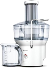 BREVILLE  COMPACT CENTRIFUGAL JUICER, 25 OZ CAPACITY, SILVER