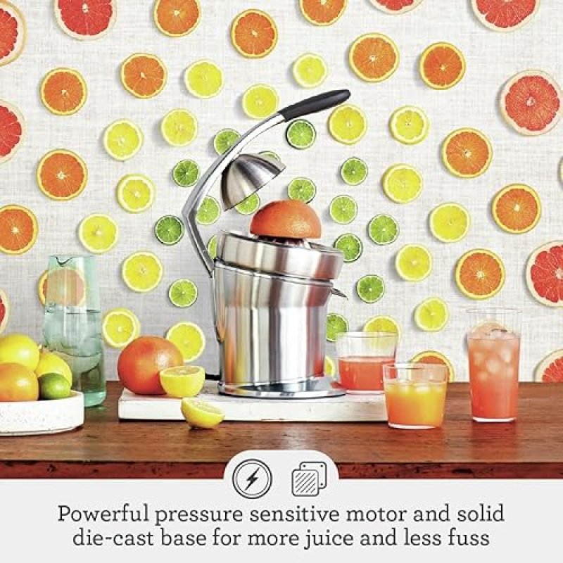 BREVILLE  CITRUS PRESS PRO JUICER - STAINLESS STEEL