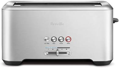 BREVILLE BIT MORE TOASTER, 4-SLICE, BRUSHED STAINLESS STEEL