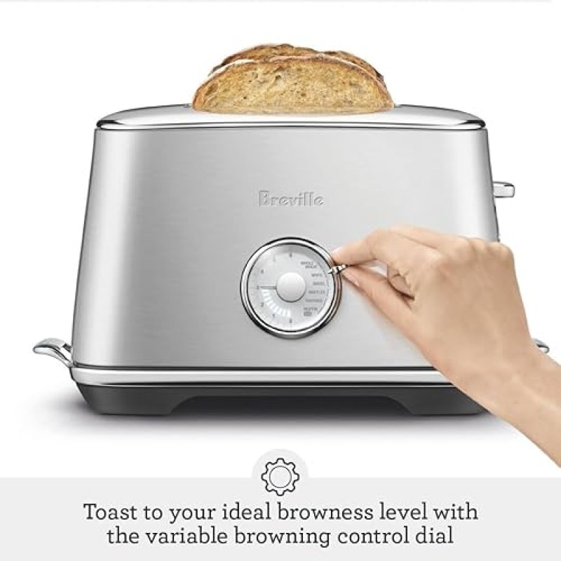BREVILLE LUXE 2-SLICE TOASTER BTA735BSS - BRUSHED STAINLESS STEEL