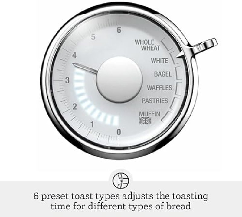 BREVILLE LUXE 2-SLICE TOASTER BTA735BSS - BRUSHED STAINLESS STEEL