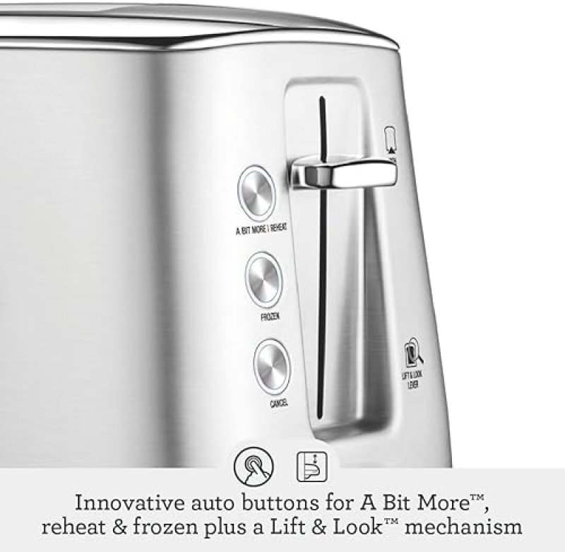 BREVILLE LUXE 2-SLICE TOASTER BTA735BSS - BRUSHED STAINLESS STEEL