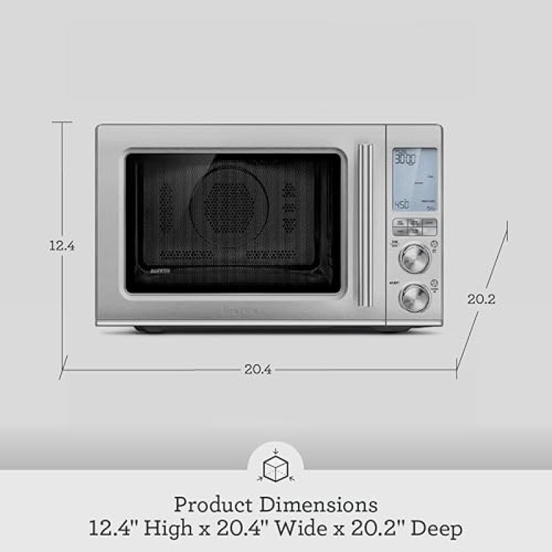 BREVILLE COMBI WAVE 3-IN-1 MICROWAVE, AIR FRYER, CONVECTION OVEN - STAINLESS STEEL