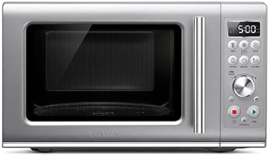BREVILLE COMPACT WAVE SOFT CLOSE MICROWAVE OVEN - SILVER
