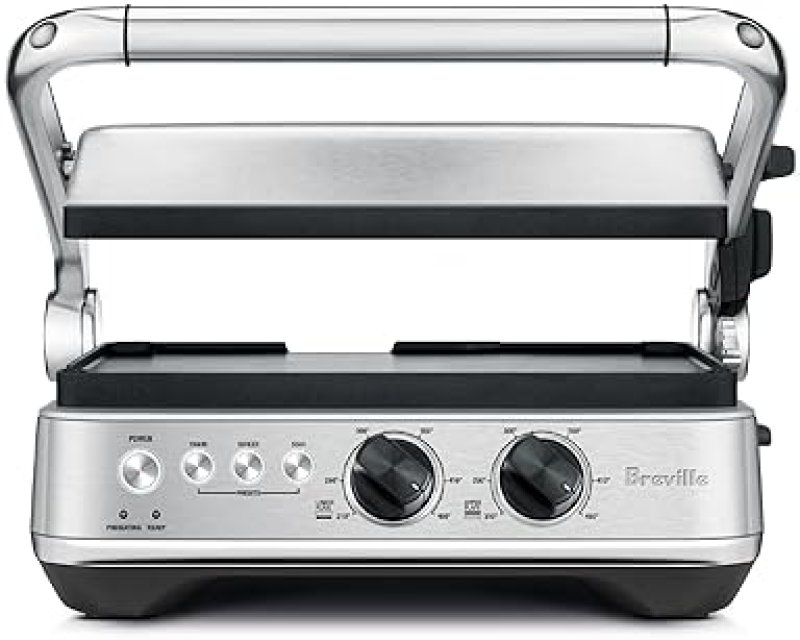 BREVILLE SEAR PRESS GRILL - BRUSHED STAINLESS STEEL FINISH