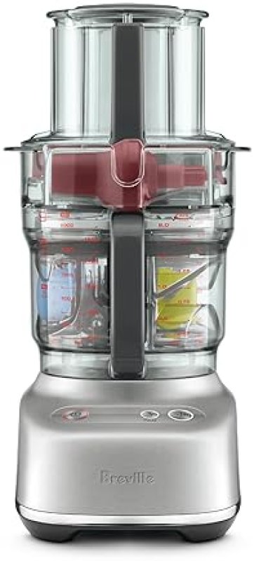 BREVILLE BFP638 PARADICE 9 CUP FOOD PROCESSOR & DICER, SMALL, STAINLESS STEEL