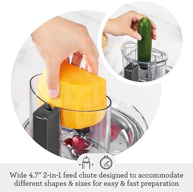 BREVILLE BFP638 PARADICE 9 CUP FOOD PROCESSOR & DICER, SMALL, STAINLESS STEEL